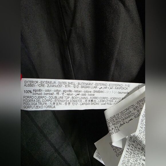 Zara Waxed Blue Green High Neck Belted Plaid Trench Coat British Millerain Sz M - Picture 13 of 16